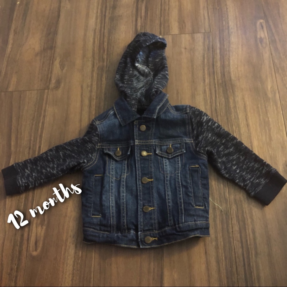 12 month denim fall coat